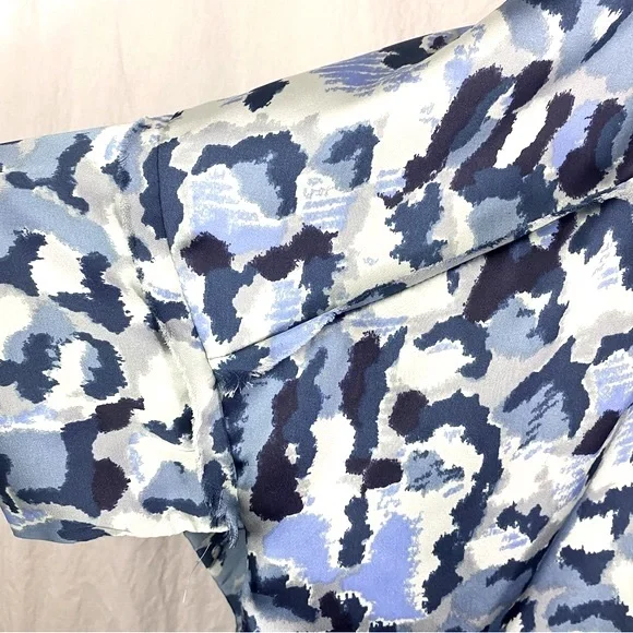 Free People - Goddess Sleep Shirt - Blue Print Large - Picture 7 of 10